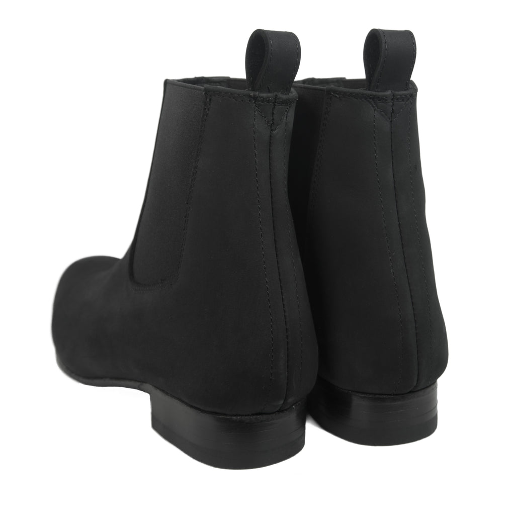 LUZBEL nubuck negro