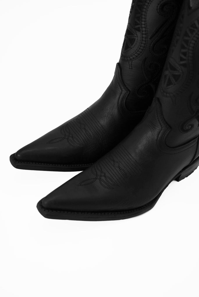 Cowboy boots sinner black