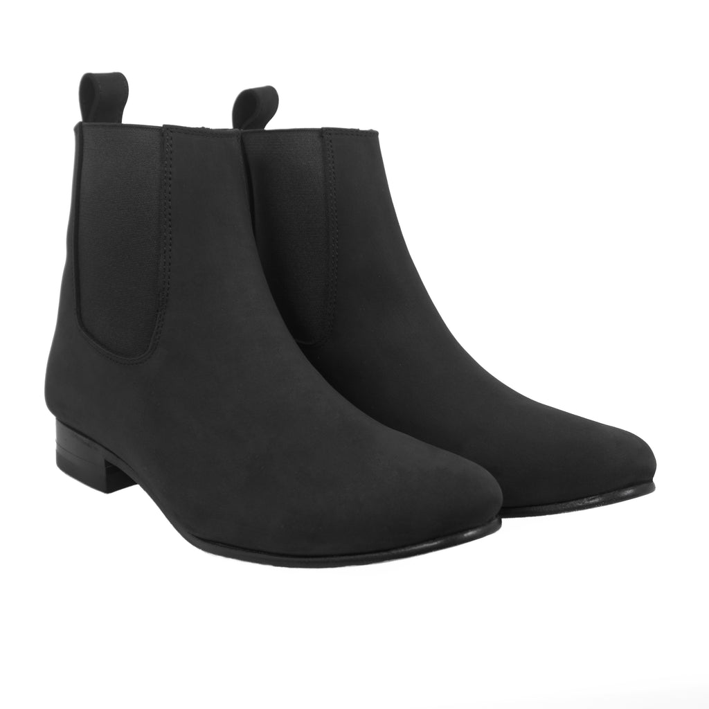 LUZBEL nubuck negro